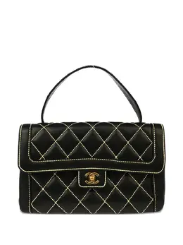 CHANEL Pre-Owned: Чёрная сумка 
