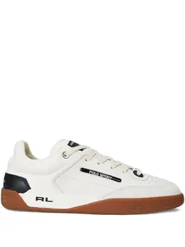 Polo Ralph Lauren: Белые кроссовки 