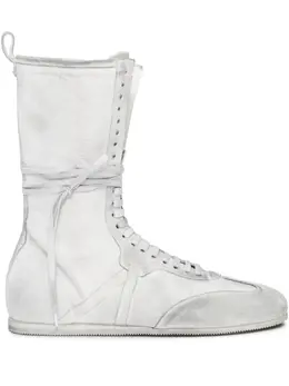 Ann Demeulemeester: Белые кроссовки 