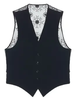 Ann Demeulemeester: Чёрный жилет 