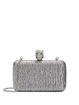 Roberto Cavalli: Серебристый клатч 
