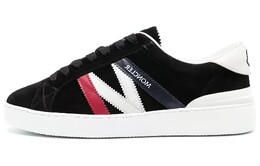 Moncler: Чёрные кроссовки  Monaco