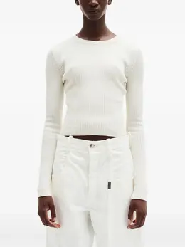 Ann Demeulemeester: Белый свитер 