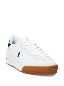 Polo Ralph Lauren: Белые кроссовки 