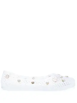 Ancient Greek Sandals: Белые балетки 