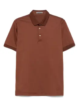 Corneliani: Коричневое поло 