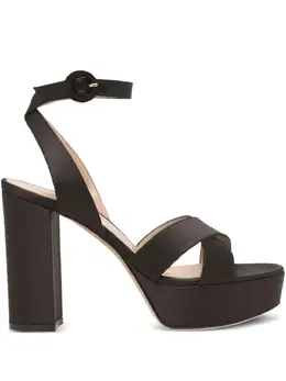 Gianvito Rossi: Коричневые сандалии 