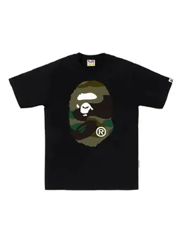 A BATHING APE®: Чёрная футболка 