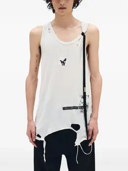 Ann Demeulemeester: Белая майка 