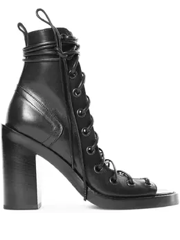 Ann Demeulemeester: Чёрные сандалии 
