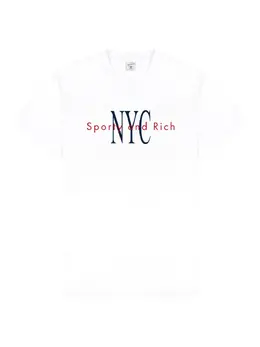 Sporty & Rich: Белая футболка 