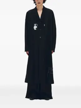 Ann Demeulemeester: Чёрное пальто 