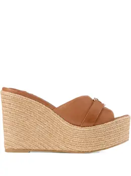 Jimmy Choo: Коричневые сабо 