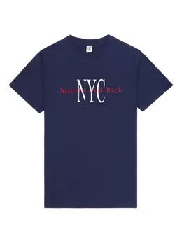 Sporty & Rich: Синяя футболка 