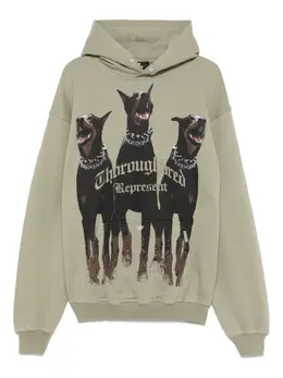 Represent: Толстовка цвета хаки 