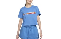 Nike: Голубая футболка 