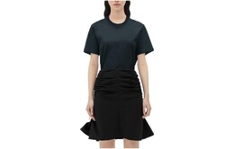 Bottega Veneta: Тёмная футболка 