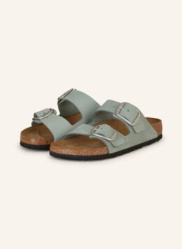 Birkenstock: Зелёные сабо 