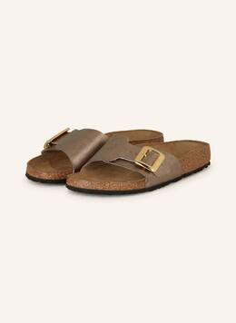 Birkenstock: Коричневые сабо 