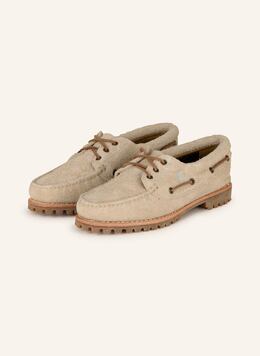 Timberland: Бежевые туфли 