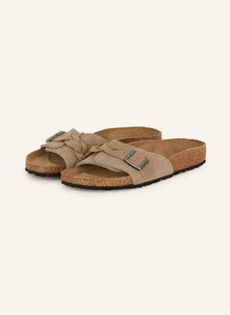 Birkenstock: Коричневые сабо 