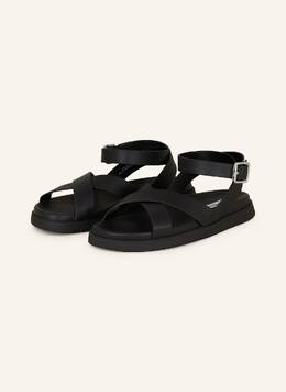 Steve Madden: Чёрные сандалии 