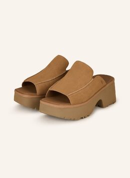 UGG: Коричневые сабо 