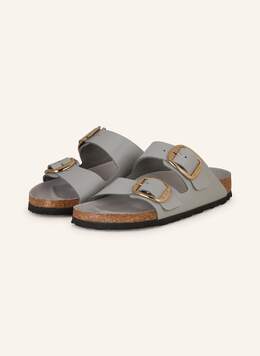 Birkenstock: Серые сабо  Arizona