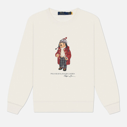 Polo Ralph Lauren: Белая толстовка 
