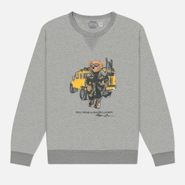 Polo Ralph Lauren: Серая толстовка 