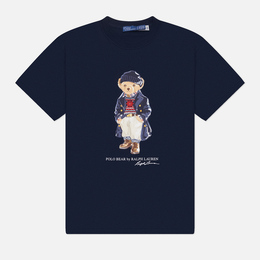 Polo Ralph Lauren: Синяя футболка 