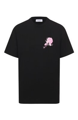 Off-White: Хлопковая футболка 
