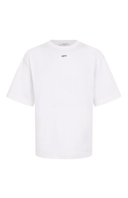Off-White: Хлопковая футболка 
