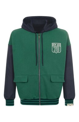 Golden Goose Deluxe Brand: Зелёная толстовка 