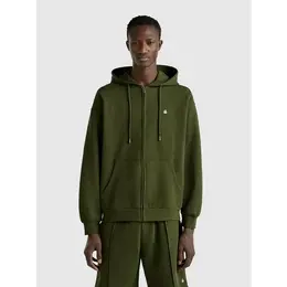 UNITED COLORS OF BENETTON: Зелёная толстовка 