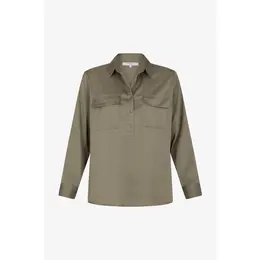 Gerard Darel: Блуза цвета хаки 