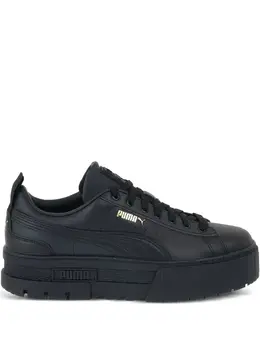 PUMA: Чёрные кроссовки  Classics