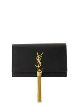 Saint Laurent: Чёрная сумка через плечо  Kate