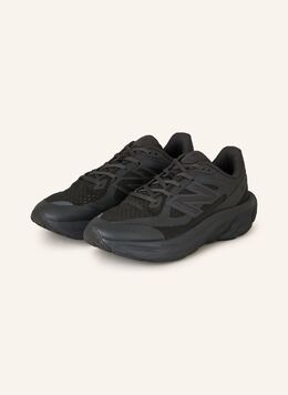 New Balance: Чёрные кроссовки 