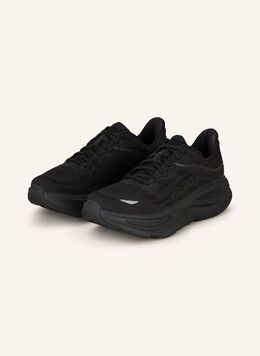 HOKA: Чёрные кроссовки 