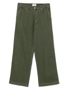 Officine Generale: Зелёные джинсы 