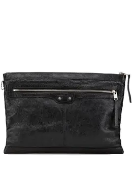 Balenciaga Pre-Owned: Чёрный клатч 