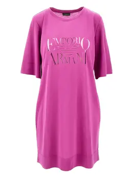 Emporio Armani: Платье с принтом 