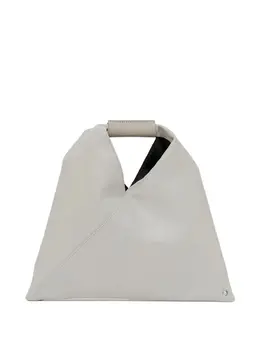 MM6 Maison Margiela: Белая сумка-шоппер 