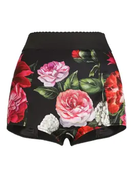 Dolce & Gabbana: Шорты с растительным принтом 