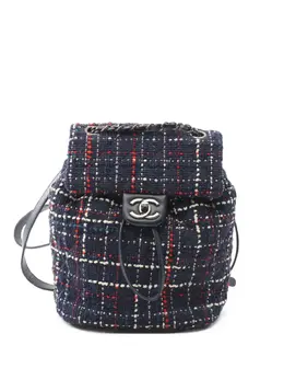 CHANEL Pre-Owned: Синий рюкзак 