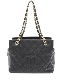CHANEL Pre-Owned: Чёрная сумка 