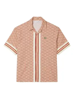 Lacoste: Бежевая рубашка 