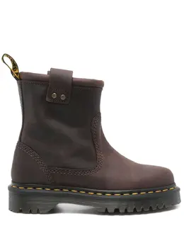 Dr. Martens: Коричневые ботинки 
