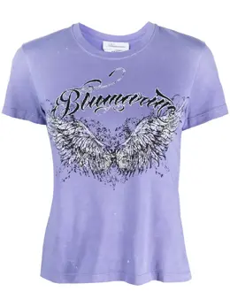 Blumarine: Футболка с принтом 